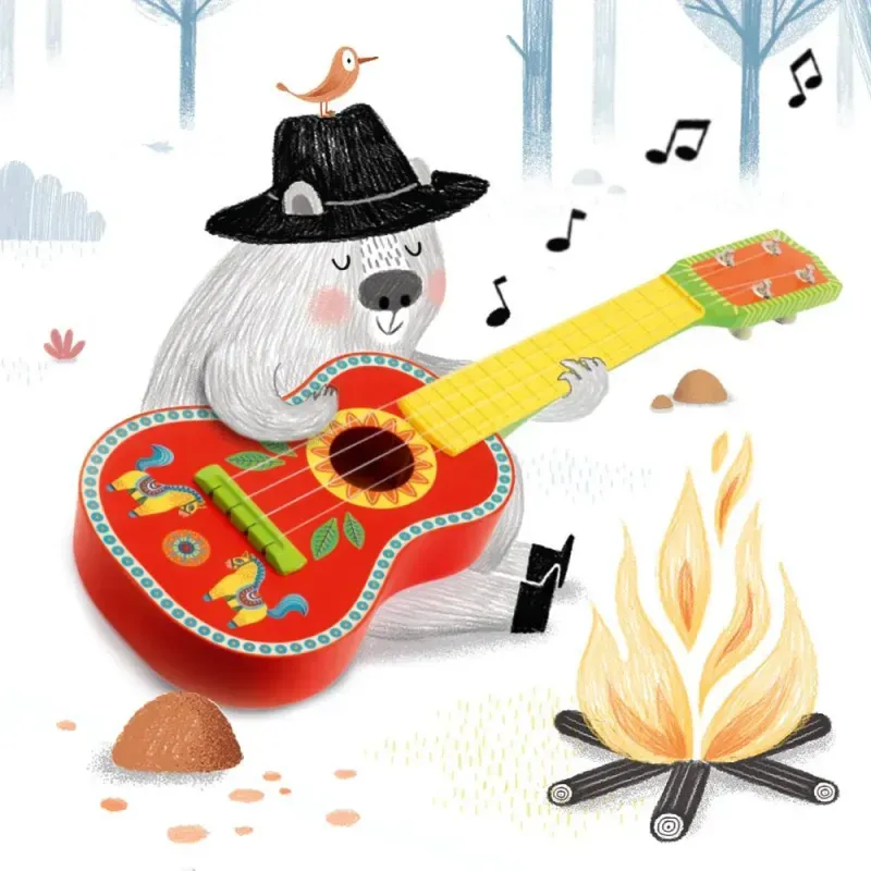 Jucarii, Copii si Bebe - Jucarii si jocuri - Jucarii de rol - Instrumente muzicale de jucarie - Instrument muzical Ukulele (chitara cu 4 corzi) - Infinity.ro