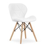 Casa si Gradina - Mobilier - Comode si corpuri - Masute de toaleta - Masa de toaleta/machiaj + Scaun stil scandinav Lago, alba, cu oglinda si LED-uri, Vanessa, 130x43x143 cm - Infinity.ro