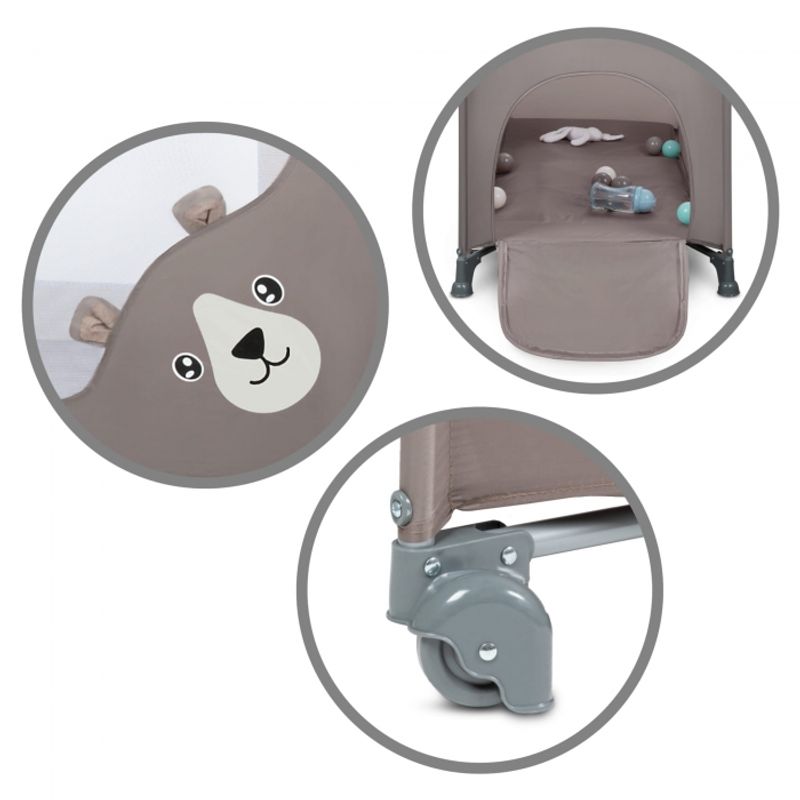 Casa si Gradina - Mobilier - Mobilier copii - Patuturi copii - Patut pliabil Kidwell BLISSY - Beige - Infinity.ro