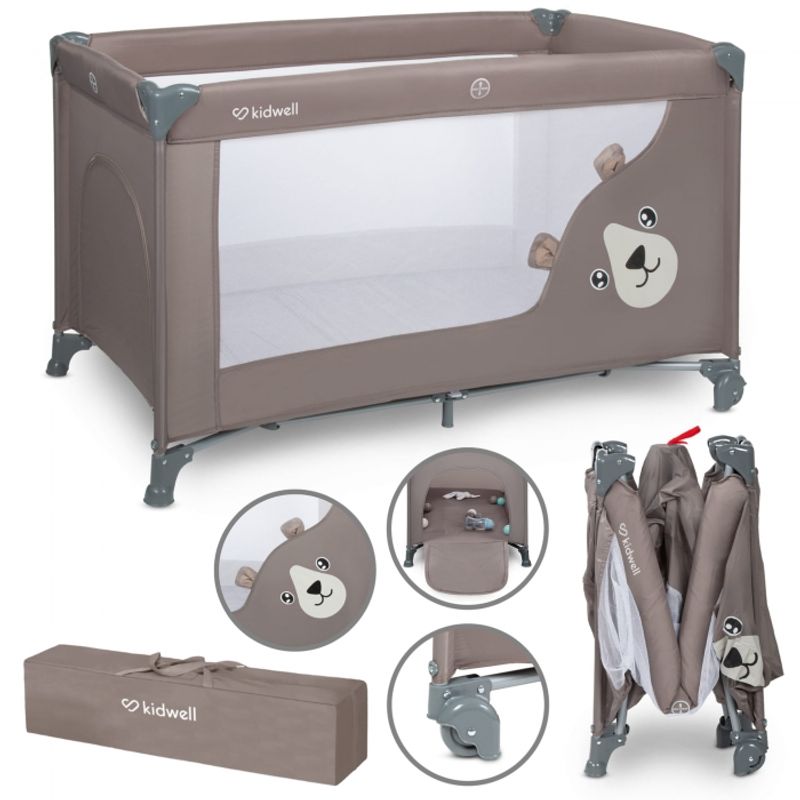 Casa si Gradina - Mobilier - Mobilier copii - Patuturi copii - Patut pliabil Kidwell BLISSY - Beige - Infinity.ro