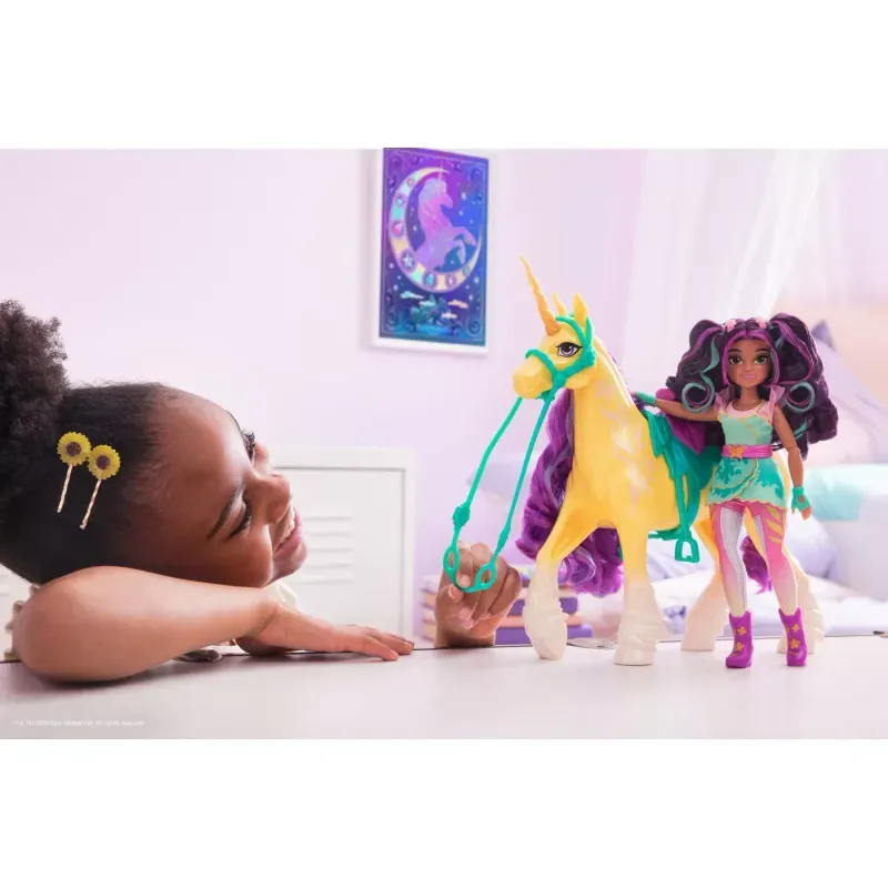 Jucarii, Copii si Bebe - Jucarii si jocuri - Papusi si accesorii - Papusi - Unicorn Academy Papusa Fashion Ava - Infinity.ro