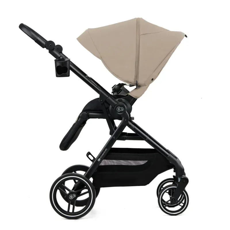 Jucarii, Copii si Bebe - Carucioare si articole de transport - Carucioare - Carucioare 3 in 1 - Carucior Kinderkraft Yoxi 3in1 (mink Pro) Bej Nisip - Infinity.ro