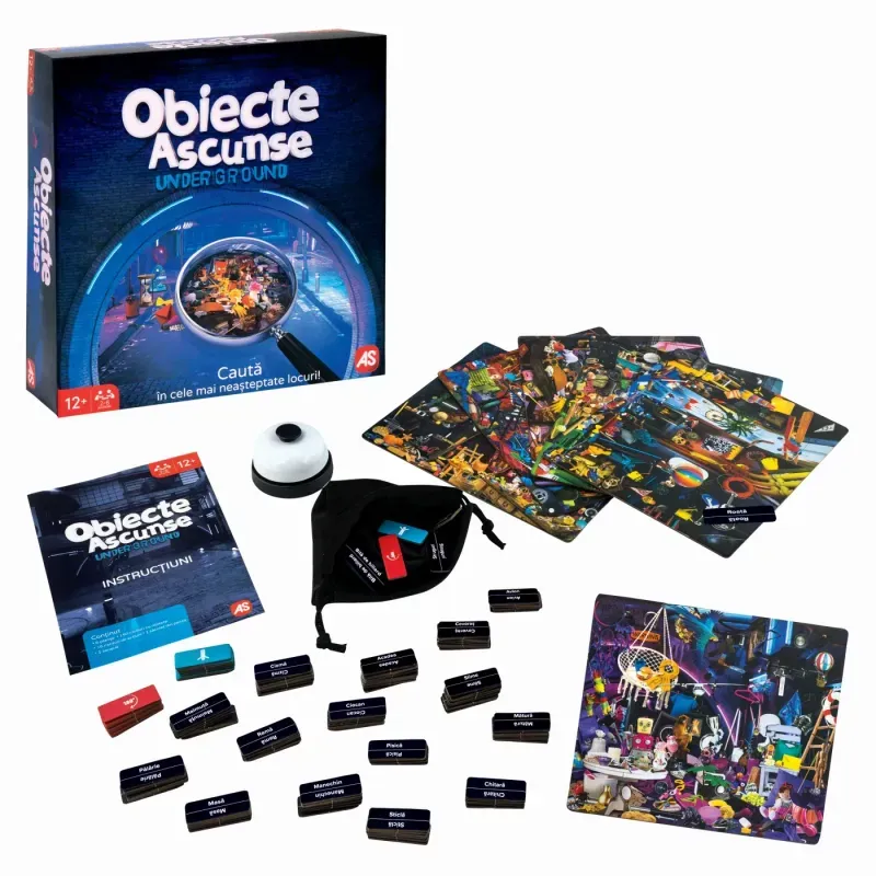 Jucarii, Copii si Bebe - Jucarii si jocuri - Jocuri si puzzle - Jocuri de societate - Joc De Societate Obiecte Ascunse Underground - Infinity.ro