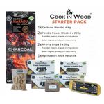 Casa si Gradina - Gradina si terasa - Gratare si accesorii - Accesorii gratare - Pachet afumare, sac carbuni Marabu 4000g, aschii lemn presat 1600g, cutiute aluminiu aschii lemn 300g, punga aprinzatori - Infinity.ro