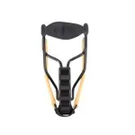 Sport si Outdoor - Camping - Accesorii camping si drumetii - Set prastie metalica profesionala cu suport de incheietura si 300 bile 10 mm, metal, maner antiderapant, 18 cm - Infinity.ro