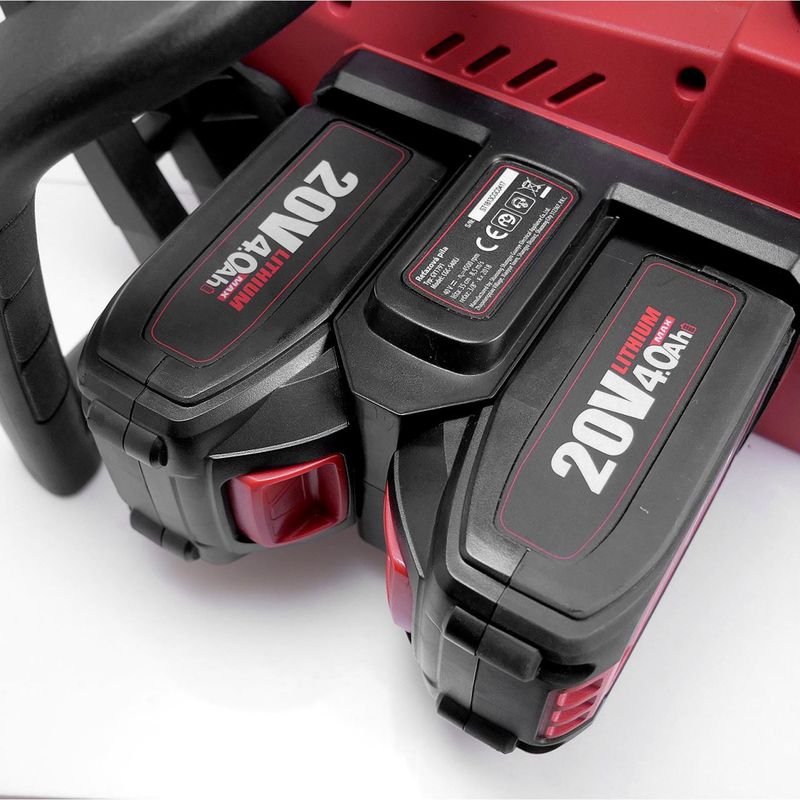 Casa si Gradina - Gradinarit si plante - Utilaje gradina - Fierastraie cu lant - Drujba electrica, 2x20V Li-ion (acumulatori neinclusi), 35 cm, Worcraft - Infinity.ro