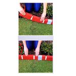 Casa si Gradina - Corpuri si surse de iluminat - Iluminat exterior - Lampi solare - Bordura decorativa, efect caramida, 2 x lampa LED cu iluminare solara, set 10 buc, 2.1 m - Infinity.ro