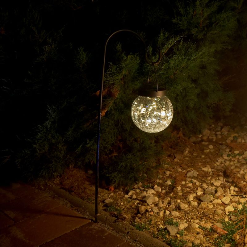 Casa si Gradina - Corpuri si surse de iluminat - Iluminat exterior - Lampi solare - Lampa solara pentru gradina, 20 LED-uri, 75 cm, Rigel - Infinity.ro