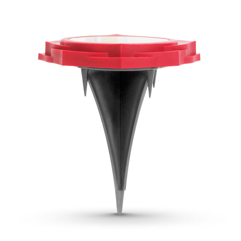 Casa si Gradina - Corpuri si surse de iluminat - Iluminat exterior - Lampi solare - Lampa solara LED - rosu-alb rece - 11,5 x 2,3 cm - Infinity.ro