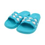 Fashion, accesorii si bijuterii - Femei - Incaltaminte femei - Slapi si papuci femei - Papuci de dama, turcoaz, Perletti, 40 EU - Infinity.ro