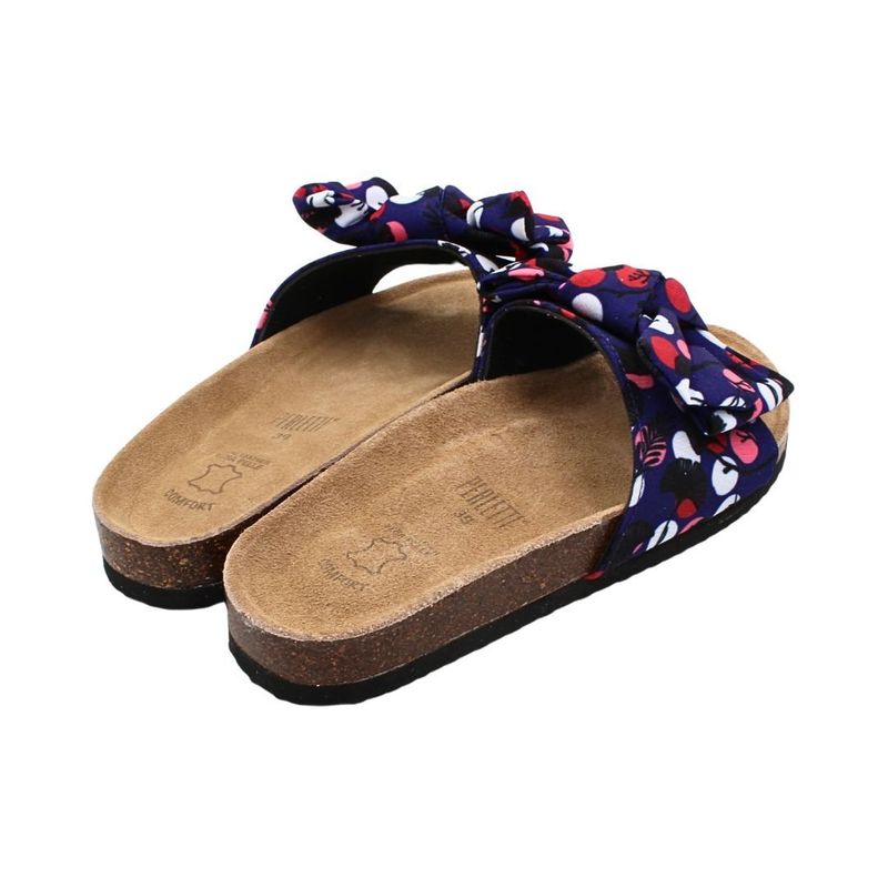Fashion, accesorii si bijuterii - Femei - Incaltaminte femei - Slapi si papuci femei - Papuci de dama, cu bulinute si fundita, Perletti, 40 EU - Infinity.ro