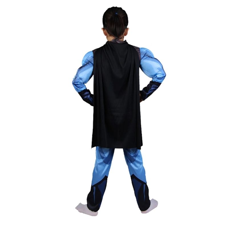 Jucarii, Copii si Bebe - Jucarii si jocuri - Jucarii de rol - Masti si costume copii - Costum Batman cu muschi pentru copii, S, 3-5 ani, 90-110 cm - Infinity.ro