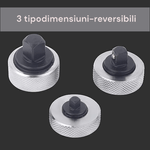Auto si Moto - Piese auto si accesorii - Piese auto - Kit-uri revizie - Set 3 clicheti, reversibili, 1/4, 1/2, 3/8 inch, otel crom,anti alunecare, recomandat lucrului in spatiile inguste si greu accesibile - Infinity.ro