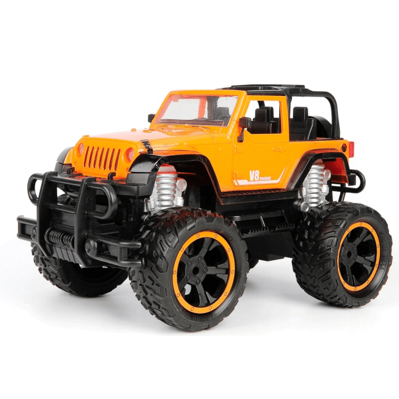 Jucarii, Copii si Bebe - Jucarii si jocuri - Vehicule si jucarii cu telecomanda - Masinute - Masina Mega Truck OFF ROAD cu telecomanda, lumini LED, incarcare USB, acumulator inclus,  26x9x15 cm - Infinity.ro