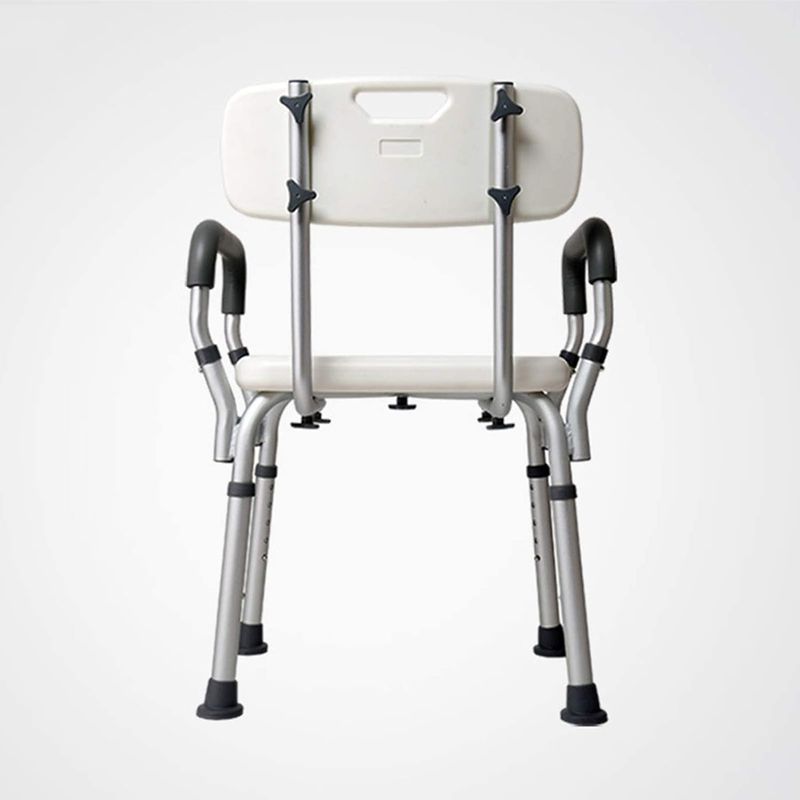 Casa si Gradina - Sanitare - Cazi si cabine de dus - Accesorii cada - Scaun de baie/dus aluminiu pentru varstnici, BLEKSY ®, reglabil pe inaltime, manere detasabile - Infinity.ro