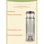 Electronice si Electrocasnice - Electrocasnice bucatarie - Preparare bauturi - Fierbatoare de apa - Fierbator portabil, BLEKSY®, Termos electric, inox, afisaj LCD, presetari de temperatura, cablu alimentare 220V, Alb - Infinity.ro