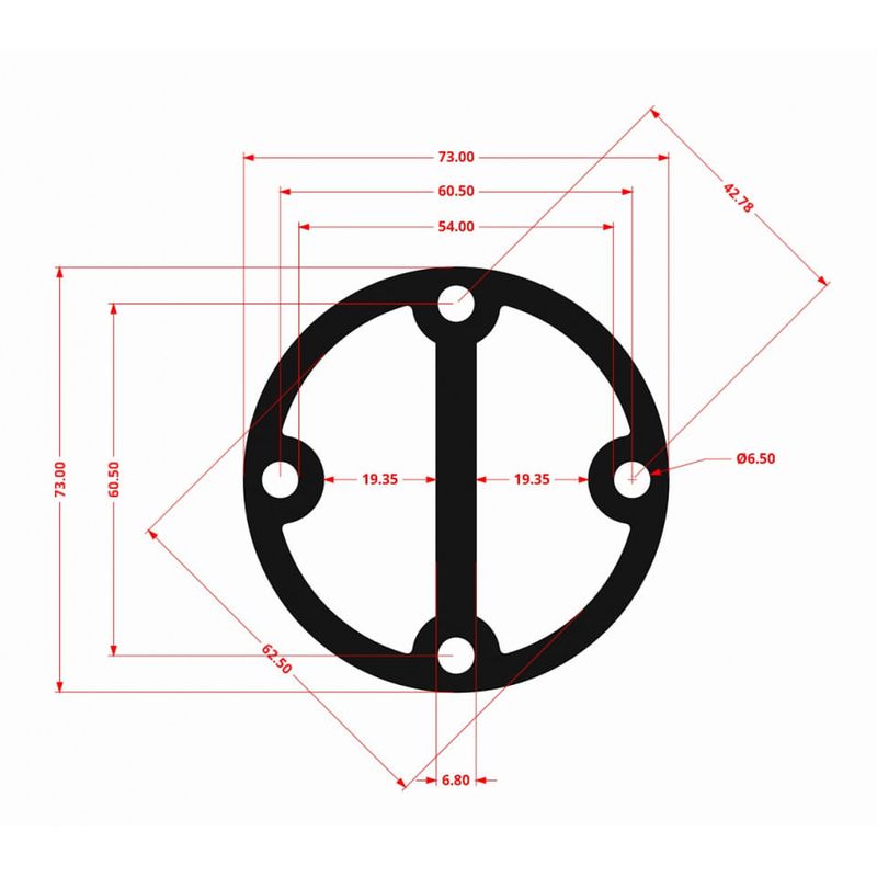 Casa si Gradina - Electrice - Echipamente electrice - Compresoare - Garnituri set pentru cap compresor de aer 47-60mm CH090 Mod.13(D ) - Infinity.ro
