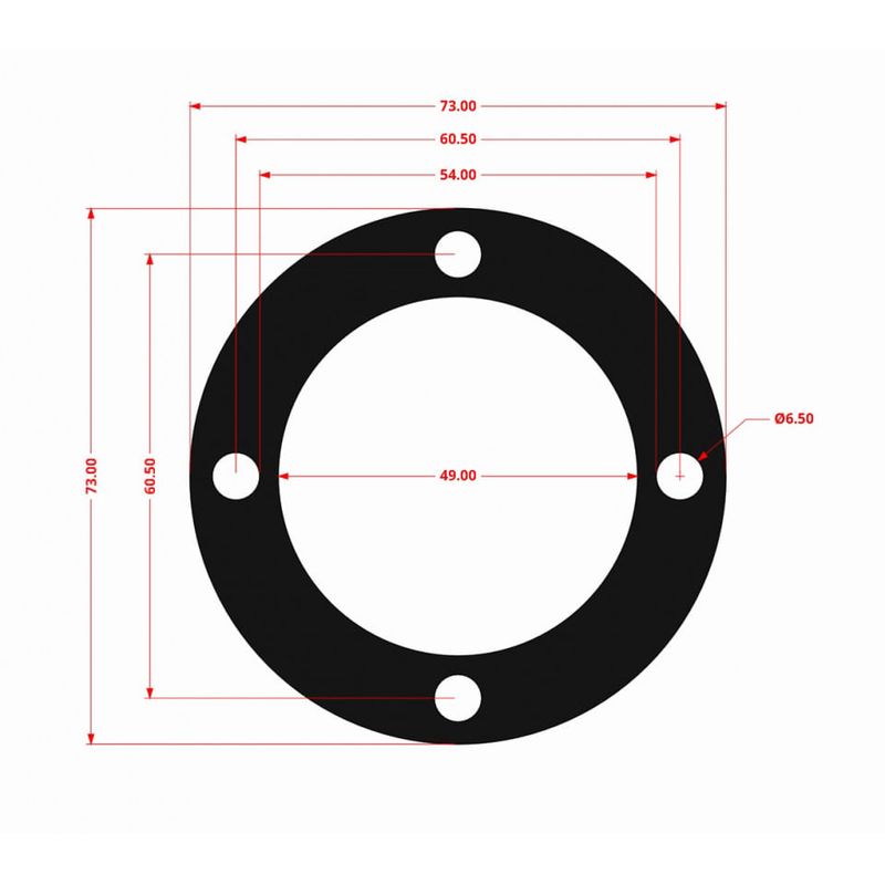 Casa si Gradina - Electrice - Echipamente electrice - Compresoare - Garnituri set pentru cap compresor de aer 47-60mm CH090 Mod.13(D ) - Infinity.ro