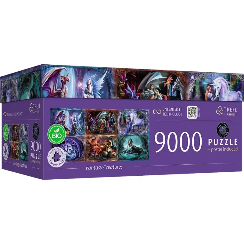 Jucarii, Copii si Bebe - Jucarii si jocuri - Jocuri si puzzle - Puzzle - Puzzle Trefl Uft 9000 Anne Stokes Collections Creaturi Fantastice - Infinity.ro