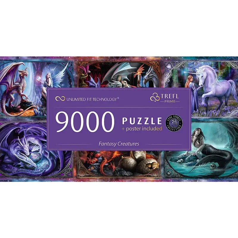 Jucarii, Copii si Bebe - Jucarii si jocuri - Jocuri si puzzle - Puzzle - Puzzle Trefl Uft 9000 Anne Stokes Collections Creaturi Fantastice - Infinity.ro