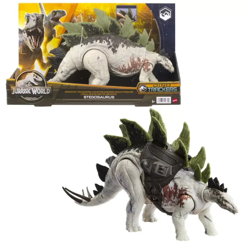 Jucarii, Copii si Bebe - Jucarii si jocuri - Figurine - Jurassic World Gigantic Trackers Dinozaur Stegosaurus - Infinity.ro