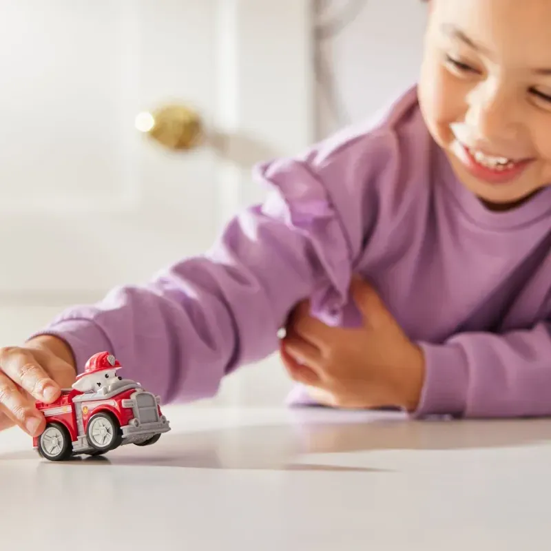 Jucarii, Copii si Bebe - Jucarii si jocuri - Vehicule si jucarii cu telecomanda - Masinute - Patrula Catelusilor Pup Squad Racers Vehicul Cu Figurina Marshall - Infinity.ro