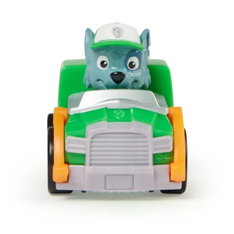 Jucarii, Copii si Bebe - Jucarii si jocuri - Vehicule si jucarii cu telecomanda - Masinute - Patrula Catelusilor Pup Squad Racers Vehicul Cu Figurina Rocky - Infinity.ro