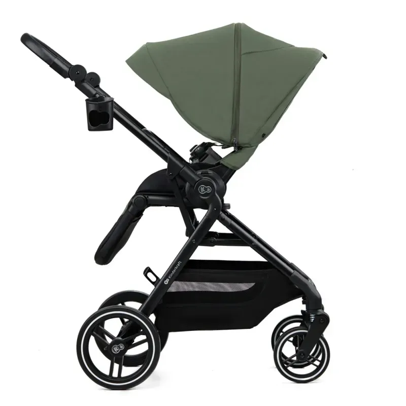 Jucarii, Copii si Bebe - Carucioare si articole de transport - Carucioare - Carucioare 3 in 1 - Carucior Kinderkraft Yoxi 3in1 (mink Pro) Mistic Green - Infinity.ro