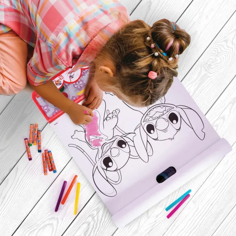 Jucarii, Copii si Bebe - Jucarii si jocuri - Jucarii & jocuri educative - Jocuri si jucarii educative - Set Pentru Desen Giga Block 5 In 1 Stitch - Infinity.ro