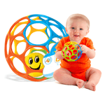 Jucarii, Copii si Bebe - Jucarii si jocuri - Jucarii bebelusi - Jucarii interactive bebelusi - Minge BouncySilico cu Zornaitoare pentru Bebelusi by ONSG®, Silicon Non-Toxic FREE BPA, Jucarie Sigura pentru Copii - Infinity.ro