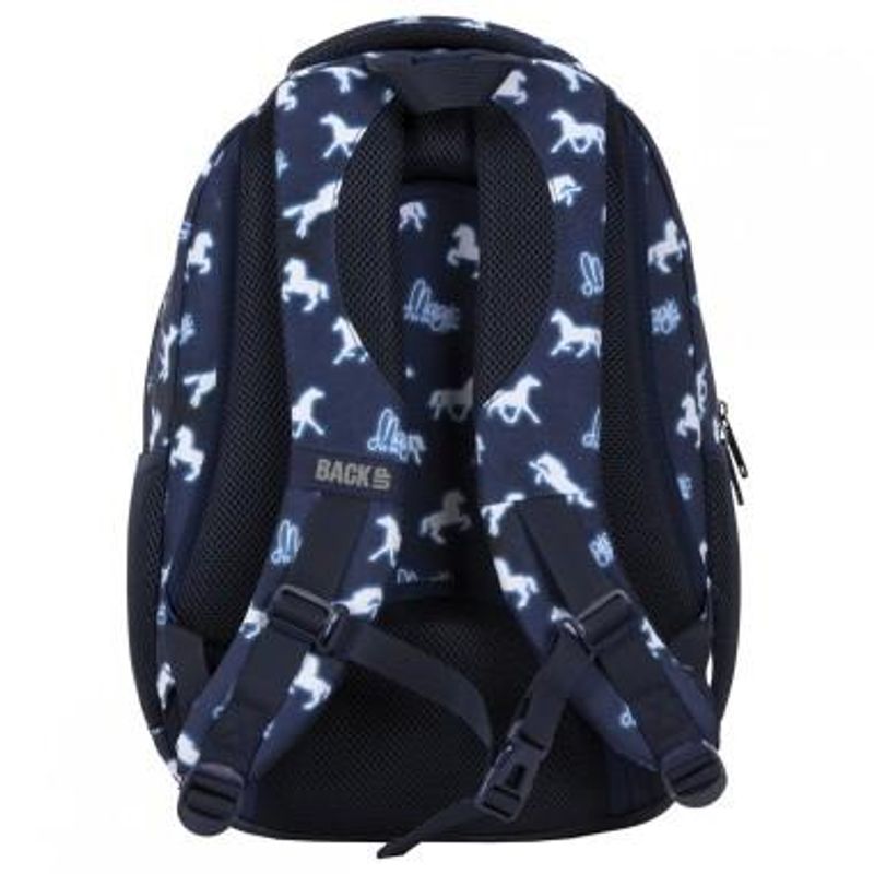 Carti si Birotica - Rechizite - Rucsacuri si genti scolare - Ghiozdan ergonomic de copii pentru scoala, BackUP, 4 compartimente, model caluti PLB5014 - Infinity.ro