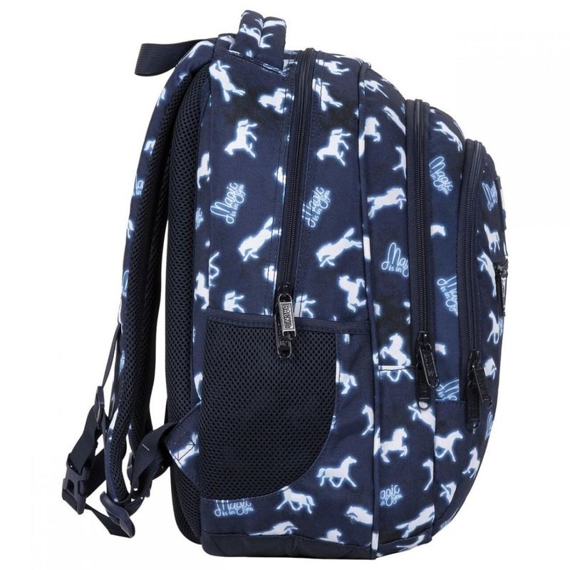 Carti si Birotica - Rechizite - Rucsacuri si genti scolare - Ghiozdan ergonomic de copii pentru scoala, BackUP, 4 compartimente, model caluti PLB5014 - Infinity.ro