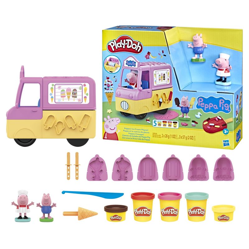 Carti si Birotica - Rechizite - Plastilina - Play doh peppa pig si masina de inghetata - Infinity.ro