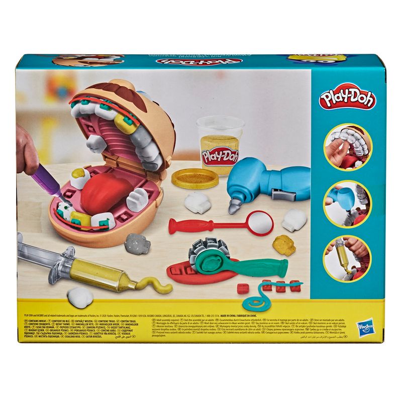 Carti si Birotica - Rechizite - Plastilina - Play-doh set dentistul cu accesorii si dinti colorati - Infinity.ro
