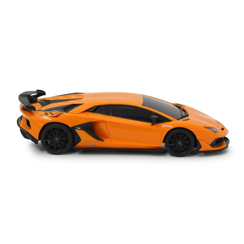Jucarii, Copii si Bebe - Jucarii si jocuri - Vehicule si jucarii cu telecomanda - Masinute - Masina cu telecomanda lamborghini aventador svj portocaliu cu scara 1 la 24 - Infinity.ro