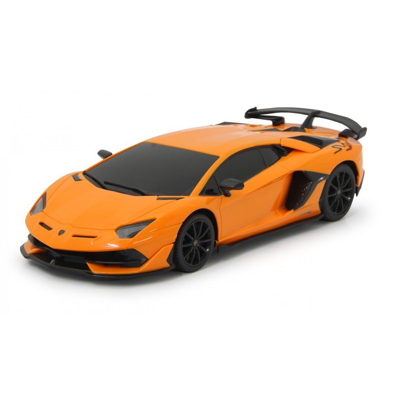 Jucarii, Copii si Bebe - Jucarii si jocuri - Vehicule si jucarii cu telecomanda - Masinute - Masina cu telecomanda lamborghini aventador svj portocaliu cu scara 1 la 24 - Infinity.ro