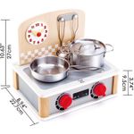 Jucarii, Copii si Bebe - Jucarii si jocuri - Jucarii de rol - Bucatarii copii - Hape mini aragaz - Infinity.ro