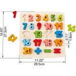 Jucarii, Copii si Bebe - Jucarii si jocuri - Jocuri si puzzle - Puzzle - Hape puzzle matematica chunky - Infinity.ro