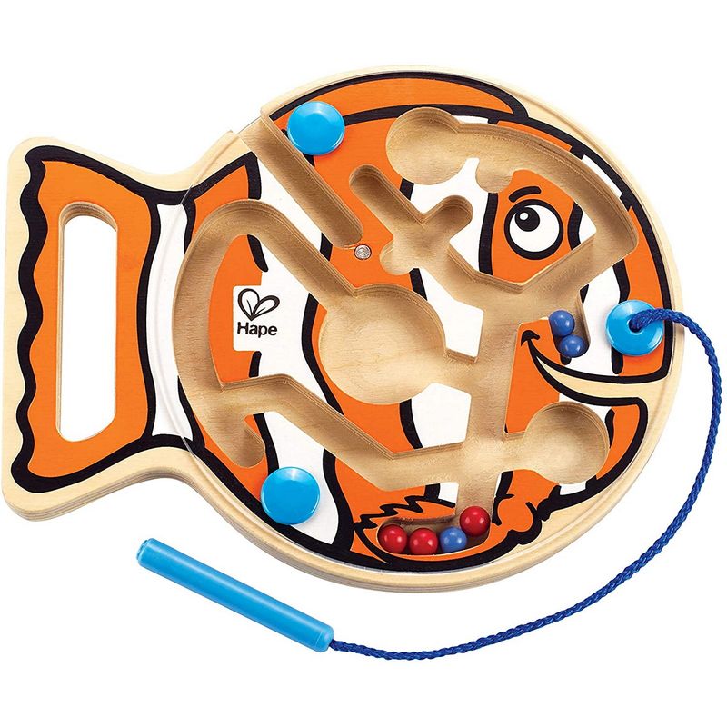 Jucarii, Copii si Bebe - Jucarii si jocuri - Jucarii bebelusi - Jucarii interactive bebelusi - Hape labirint magnetic pestisor - Infinity.ro