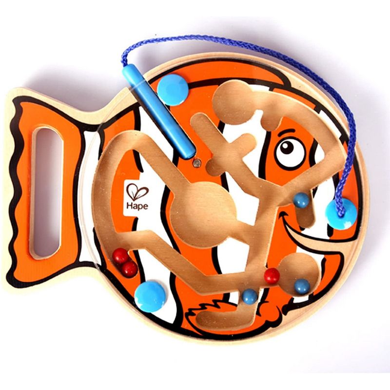 Jucarii, Copii si Bebe - Jucarii si jocuri - Jucarii bebelusi - Jucarii interactive bebelusi - Hape labirint magnetic pestisor - Infinity.ro