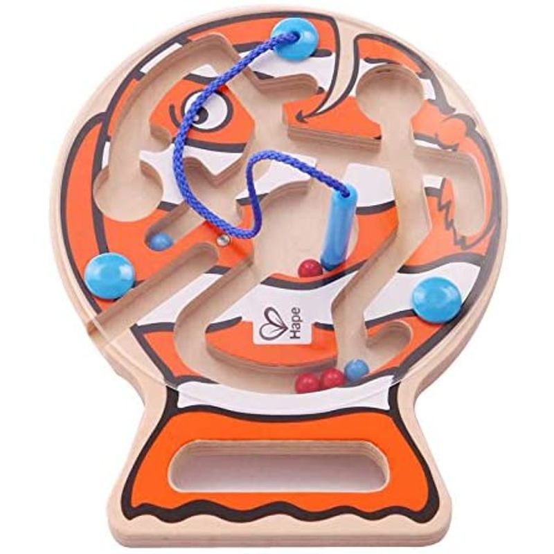 Jucarii, Copii si Bebe - Jucarii si jocuri - Jucarii bebelusi - Jucarii interactive bebelusi - Hape labirint magnetic pestisor - Infinity.ro