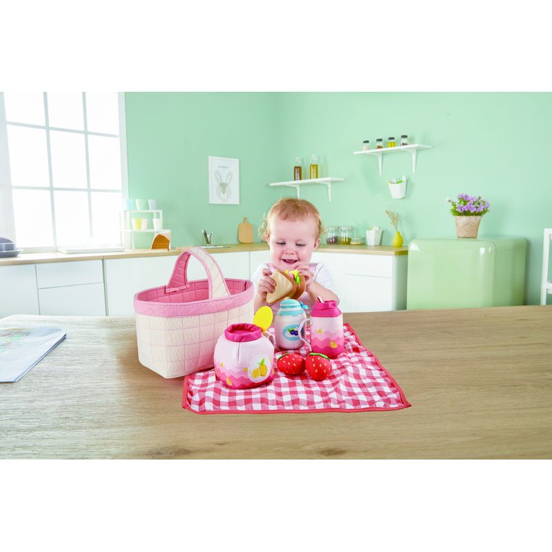 Jucarii, Copii si Bebe - Jucarii si jocuri - Jucarii bebelusi - Jucarii interactive bebelusi - Hape cosuletul de picnic - Infinity.ro