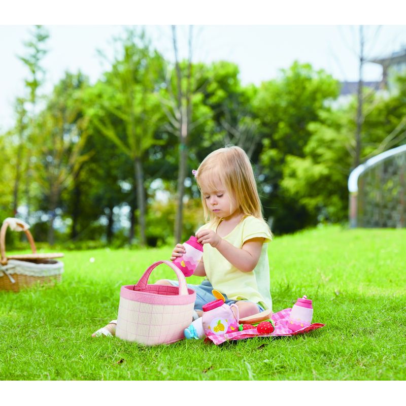 Jucarii, Copii si Bebe - Jucarii si jocuri - Jucarii bebelusi - Jucarii interactive bebelusi - Hape cosuletul de picnic - Infinity.ro