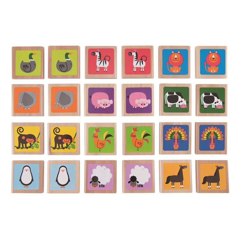 Jucarii, Copii si Bebe - Jucarii si jocuri - Jucarii bebelusi - Jucarii interactive bebelusi - Hape joc de memorie animalele - Infinity.ro