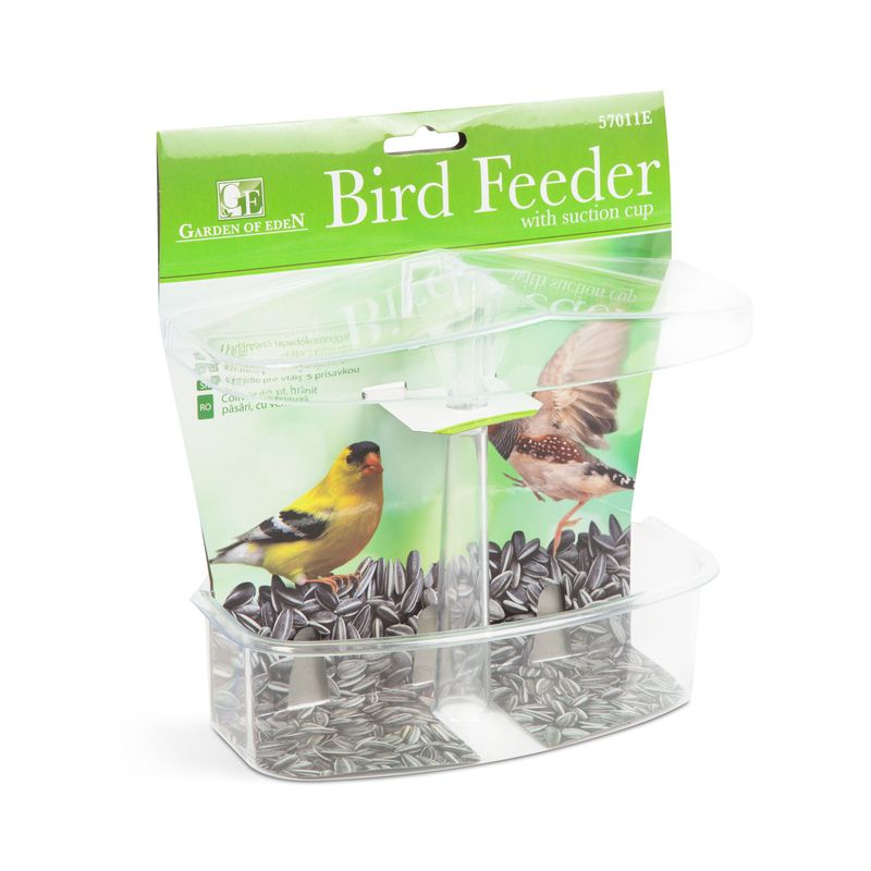 Casa si Gradina - Gradina si terasa - Mobilier exterior - Accesorii pentru gradina - Garden of Eden - Colivie pentru hranit pasari, cu ventuza , 200 x 170 x 90 mm - Infinity.ro