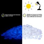 Casa si Gradina - Gradina si terasa - Mobilier exterior - Accesorii pentru gradina - Pietre de gradina, fosforescente, verzi, set 100 buc, 2/3 cm - Infinity.ro