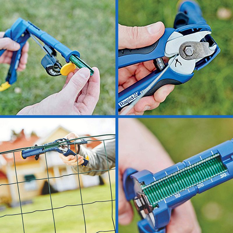 Casa si Gradina - Constructii - Scule de mana si unelte - Clesti si patenti - Cleste de legat gardul, cu capse, sarma si magazie, VR16, Rapid - Infinity.ro