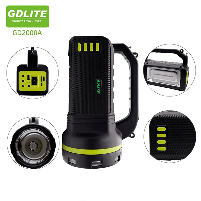 Casa si Gradina - Corpuri si surse de iluminat - Iluminat exterior - Lanterne - Lanterna solara cu 3 becuri incarcare telefon radio mp3 boxa bluetooth lampa panou solar - Infinity.ro