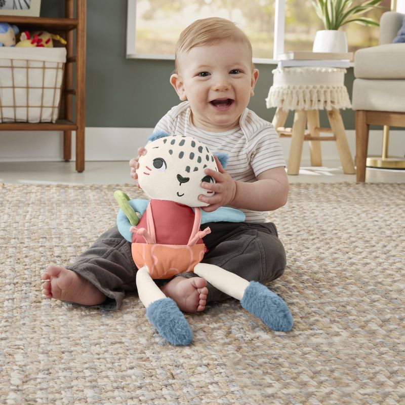 Jucarii, Copii si Bebe - Jucarii si jocuri - Jucarii de plus - Fisher price jucarie de plus leopard de zapada - Infinity.ro