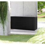 Casa si Gradina - Gradina si terasa - Mobilier exterior - Dulapuri si lazi depozitare exterior - Lada depozitare de gradina, antracit, 116x44x55 cm, woodenbox - Infinity.ro